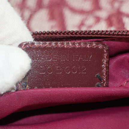 Christian Dior Trotter Oblique Red Shoulder Bag #9213