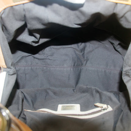 Fendi Gradient Leather Orange Vintage Shoulder Bag #9307