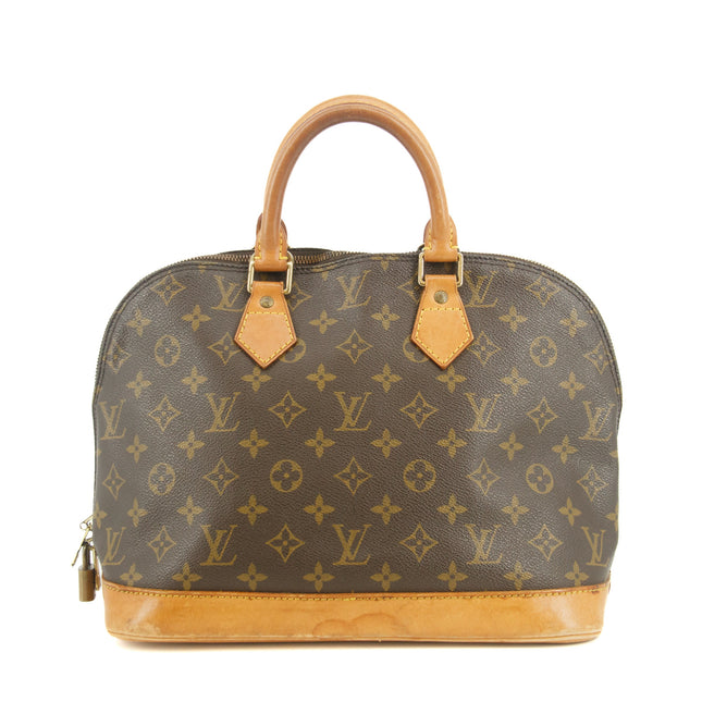 Louis Vuitton Monogram Canvas Brown Alma PM Tote Bag #9403