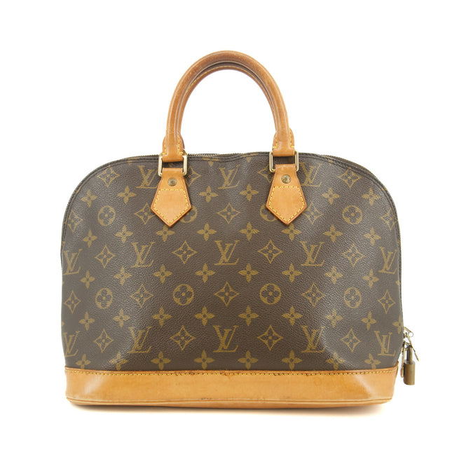 Louis Vuitton Monogram Canvas Brown Alma PM Tote Bag #9403
