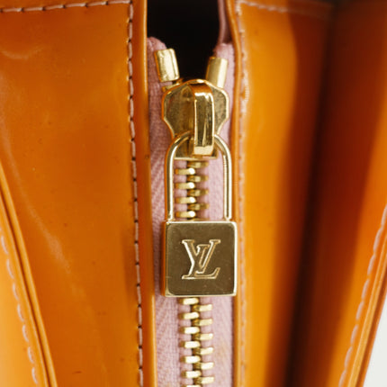 Louis Vuitton Monogram Vernis Orange Tote Bag #9423