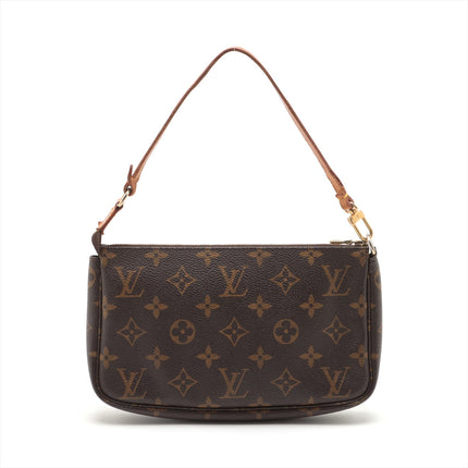 Louis Vuitton Monogram Canvas Pochette Accessories Brown Shoulder Bag #3268