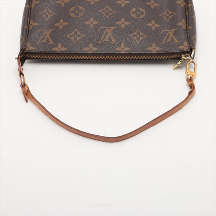 Louis Vuitton Monogram Canvas Pochette Accessories Brown Shoulder Bag #3268