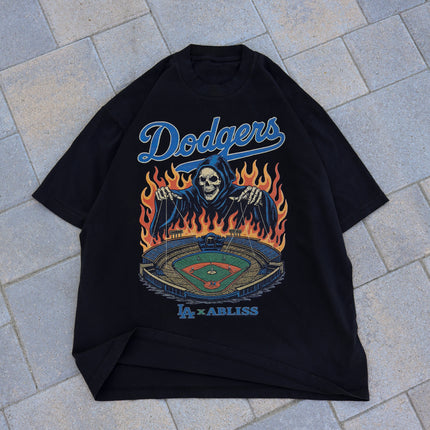 Black - Dodgers Reaper Tee