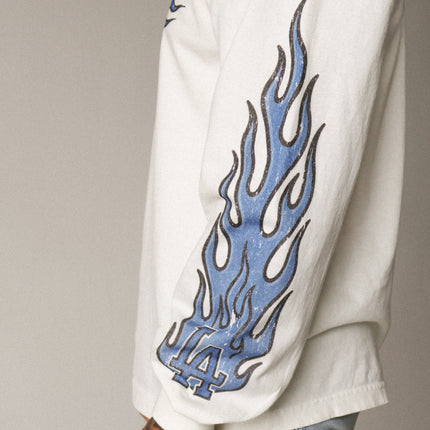 Off White - Blue Flame Long Sleeve