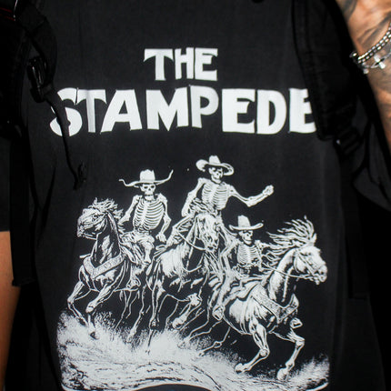 Vintage Black - Stampede Tee