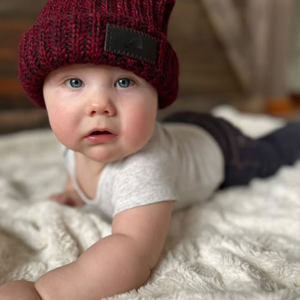 Infant Acrylic Ribbed Cuff Hat