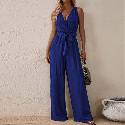 Sleeveless Jumpsuit Arrival High Waist with Straps Sleeveless Jumpsuit Casual