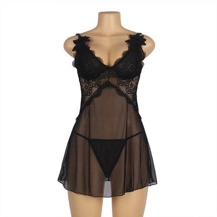 Sexy Sleepwear Flirting Sexy Passion Seduction Braces Nightdress Sexy
