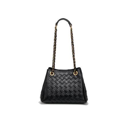 Women Hand Woven Bag Parachute Chain Bag Woven Portable Vegetable Basket Shoulder Bag