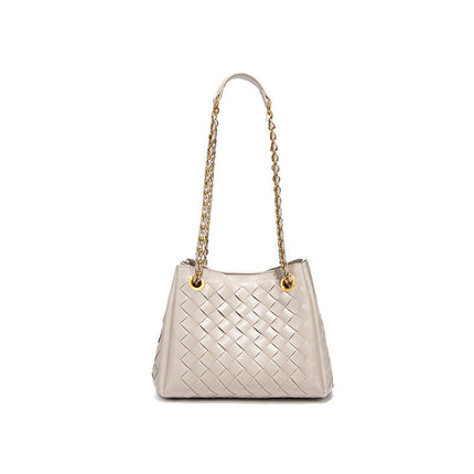 Women Hand Woven Bag Parachute Chain Bag Woven Portable Vegetable Basket Shoulder Bag
