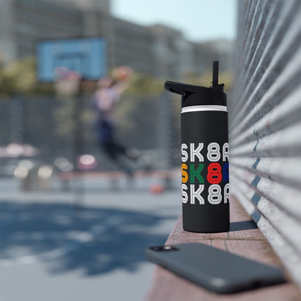 Retro Skater Stainless Steel Water Bottle