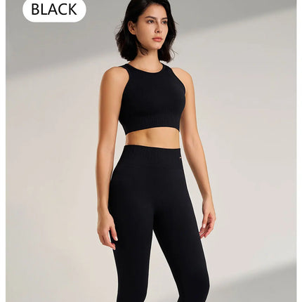 Women's High Waisted Leggings and Top