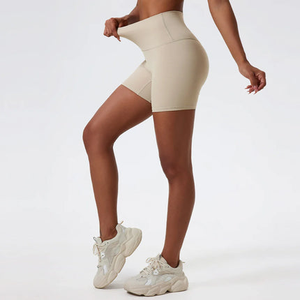 Super Soft Fabric Yoga Gym Shorts High Waist Sports Leggings Workout Cycling