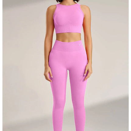 Women's High Waisted Leggings and Top