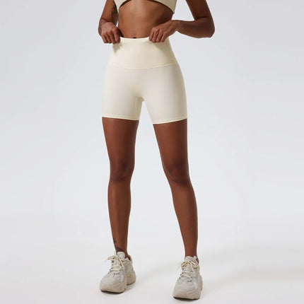 Super Soft Fabric Yoga Gym Shorts High Waist Sports Leggings Workout Cycling