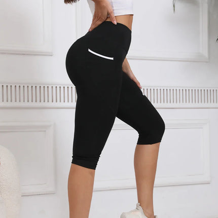 High Waist Yoga Capri Leggings