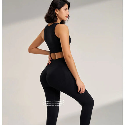 Women's High Waisted Leggings and Top