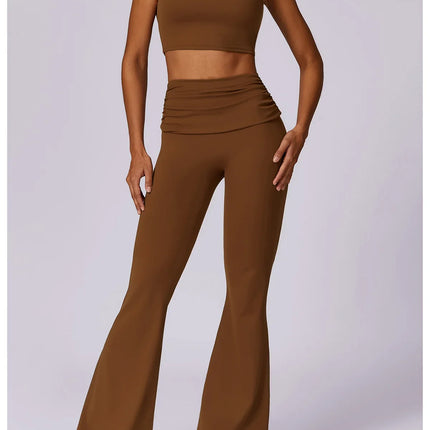 Yoga Clothing Sets Athletic Wear Women High Waist Leggings And Top Two Piece Set Gym Tracksuit Push Up Fitness Workout Outfits