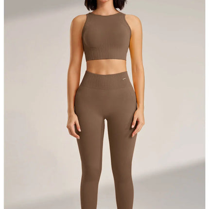 Women's High Waisted Leggings and Top