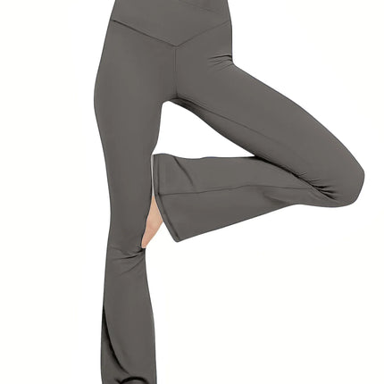 Crossover Flare Leggings for Women