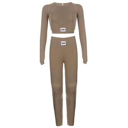 Women's T-shirts And Leggings Jogger 2 Pieces