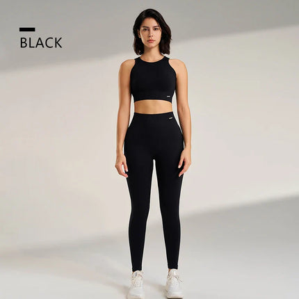 Women's High Waisted Leggings and Top