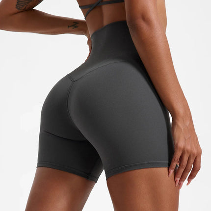 Super Soft Fabric Yoga Gym Shorts High Waist Sports Leggings Workout Cycling