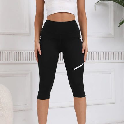 High Waist Yoga Capri Leggings