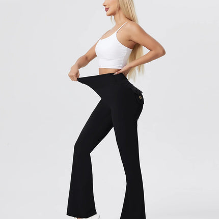 Women's Workout Cargo Leggings With Pocket Tights Active Wear Butt Lift Yoga Clothes