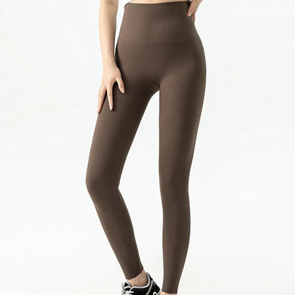 BIVIGAOS Mask Skin Feeling Sensation Sharkskin Leggings Women Thin Seamless High Waist Sports Leggings Naked Feeling Yoga Pants