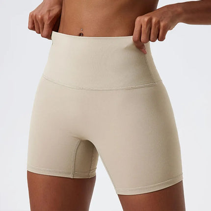 Super Soft Fabric Yoga Gym Shorts High Waist Sports Leggings Workout Cycling