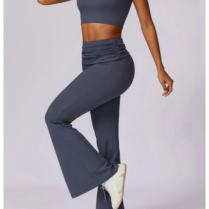 Yoga Clothing Sets Athletic Wear Women High Waist Leggings And Top Two Piece Set Gym Tracksuit Push Up Fitness Workout Outfits