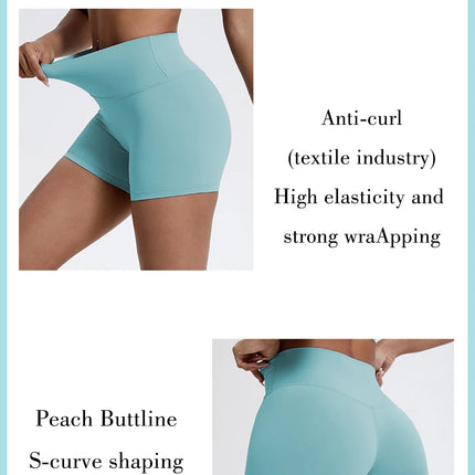 Women's Buttock Lift Gym Leggings Shorts