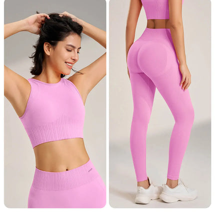 Women's High Waisted Leggings and Top