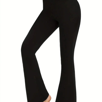 Crossover Flare Leggings for Women
