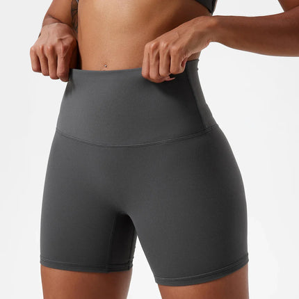 Super Soft Fabric Yoga Gym Shorts High Waist Sports Leggings Workout Cycling