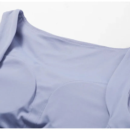 Women Athletic Wear High Waist Leggings And Top Two Piece Set Seamless Gym Tracksuit