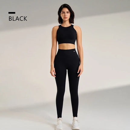 Women's High Waisted Leggings and Top