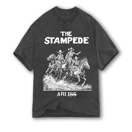 Vintage Black - Stampede Tee