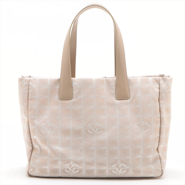 Chanel New Travel Line Nylon & Leather Tote bag Beige Gold Metal Fittings 10249875  #2447