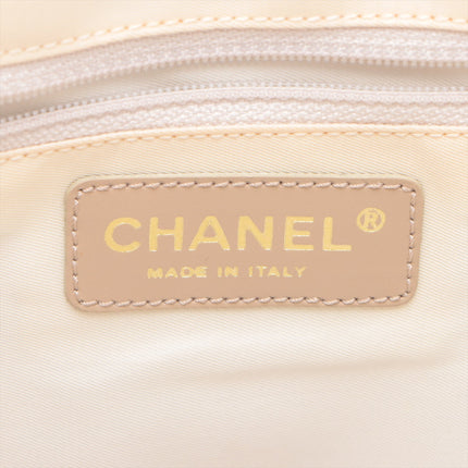 Chanel New Travel Line Nylon & Leather Tote bag Beige Gold Metal Fittings 10249875  #2447