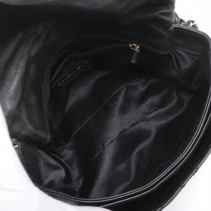 Chanel Matelasse Lambskin Small Lady Braid Flap Shoulder Bag Black #3749