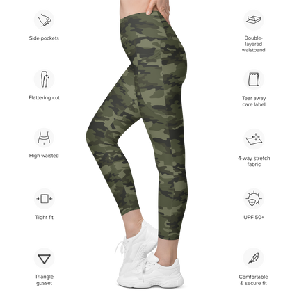 The Casual Camo Company Military Leggings with Pockets