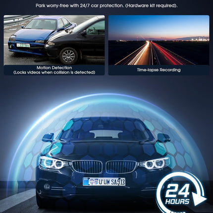 Zarre 2K WiFi Smart Dash Cam