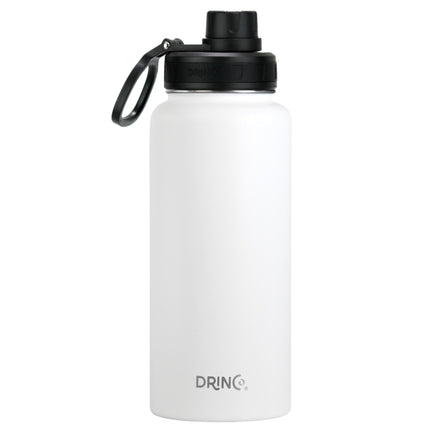 DRINCO® 32oz Stainless Steel Water Bottle  - Artic White