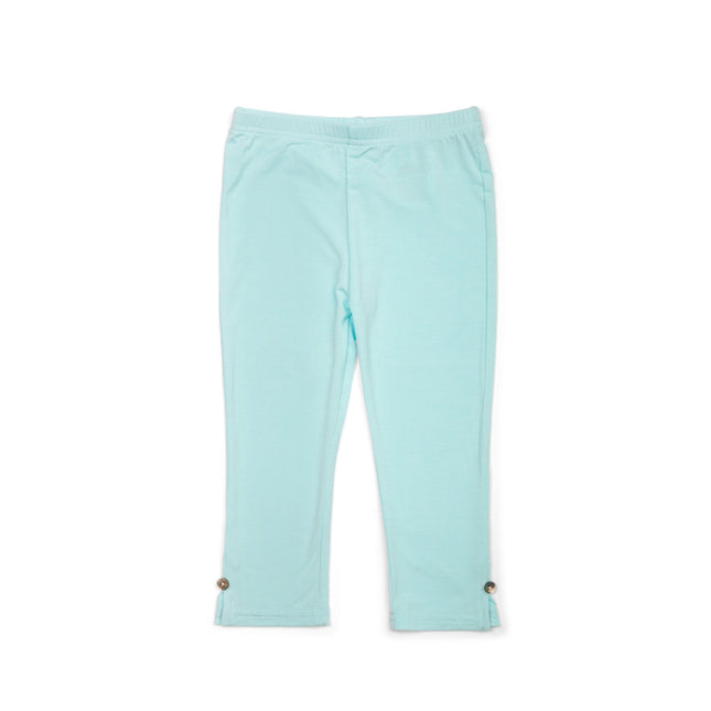 Girls Leggings in Spa Blue