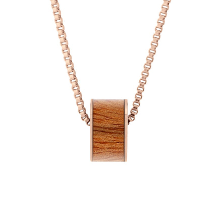 Gum Burl Wide Barrel - Rose Gold