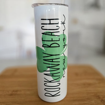 St. Patrick's Day Shamrock Custom Water Bottle
