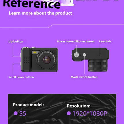 Digital CCD Campus Camera for Children